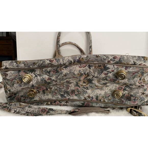 Ricardo Beverly Hills Floral Weekender Overnight Carryon Travel Bag Pre-Owned - Picture 5 of 9